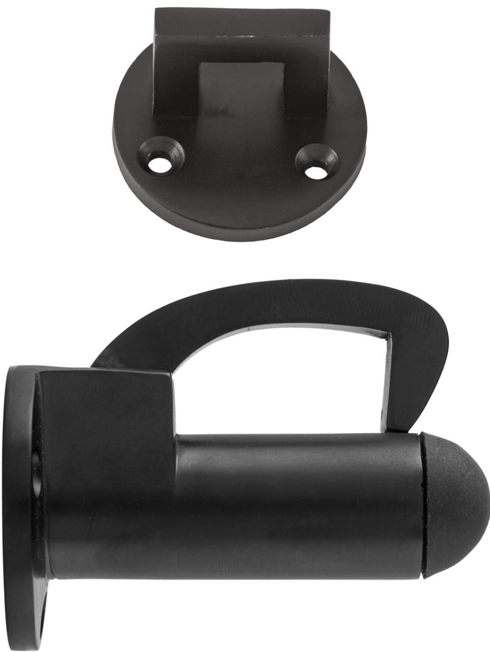 Tradco 9675 Hook Door Stop - Matt Black