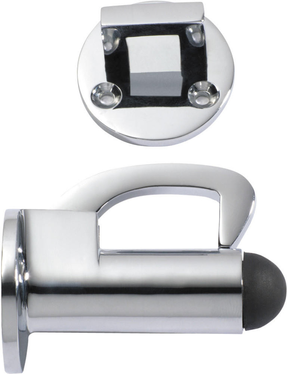 Tradco 1526 Hook Door Stop - Chrome Plated