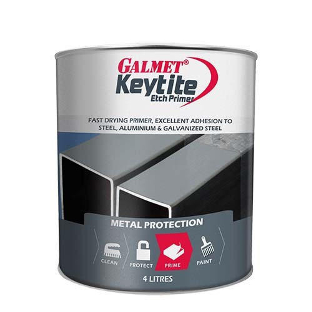 Galmet GALMET KEYTITE ETCH PRIMER GREY 4L