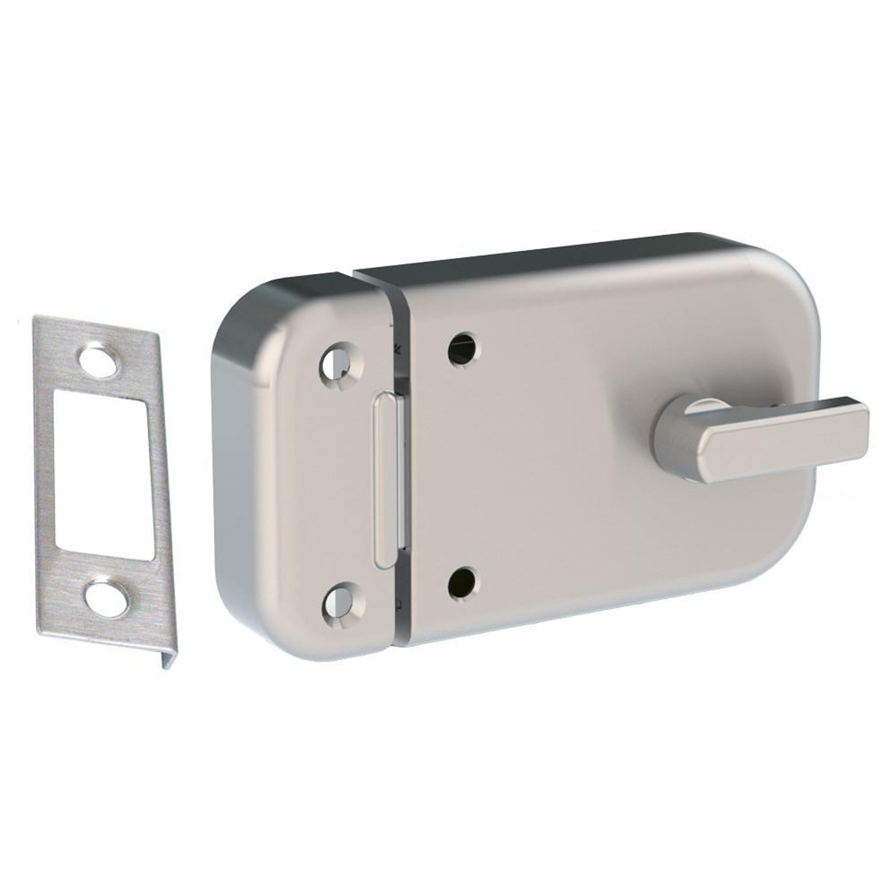 Dormakaba NL550 Night Latch - Less Cylinder - Stainless Steel