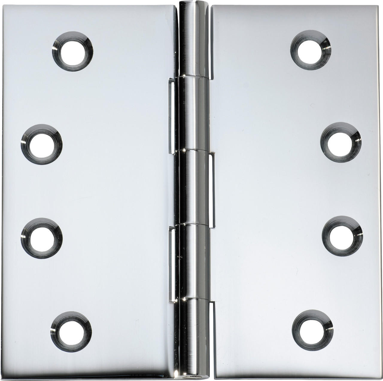 Tradco 2674 Fixed Pin Hinge 100x100mm - Chrome Plated