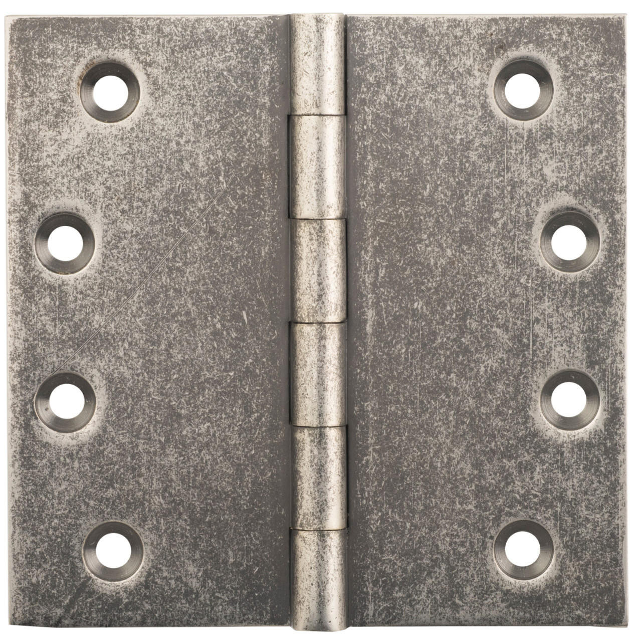 Tradco 2524 Fixed Pin Hinge 100x100mm - Rumbled Nickel