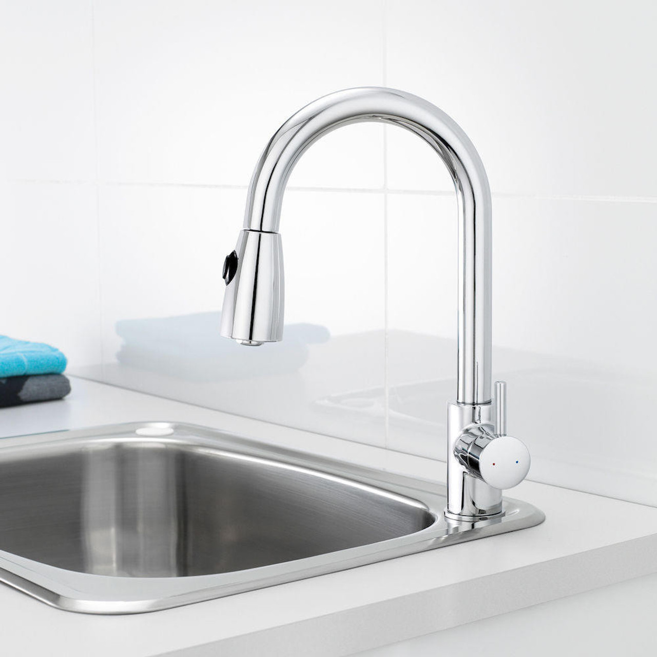 Caroma Husk Retractable Dual Spray Sink Mixer