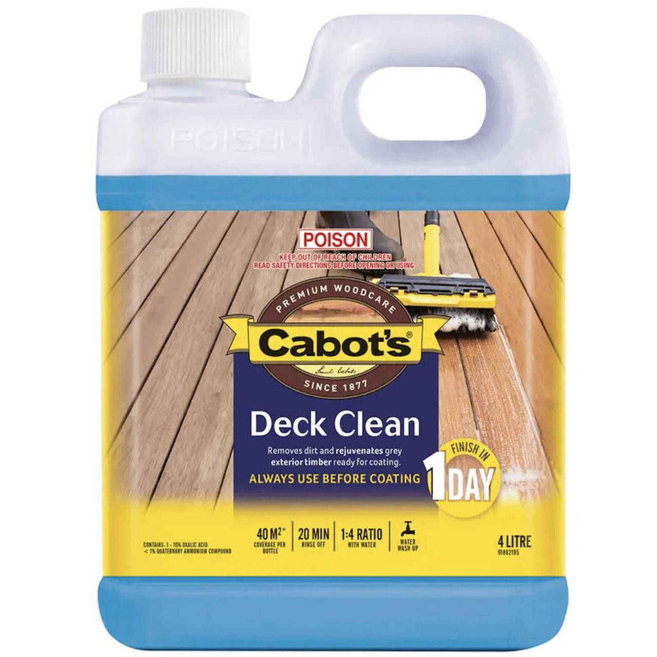 Cabots Cabot's Deck Clean (4L) 