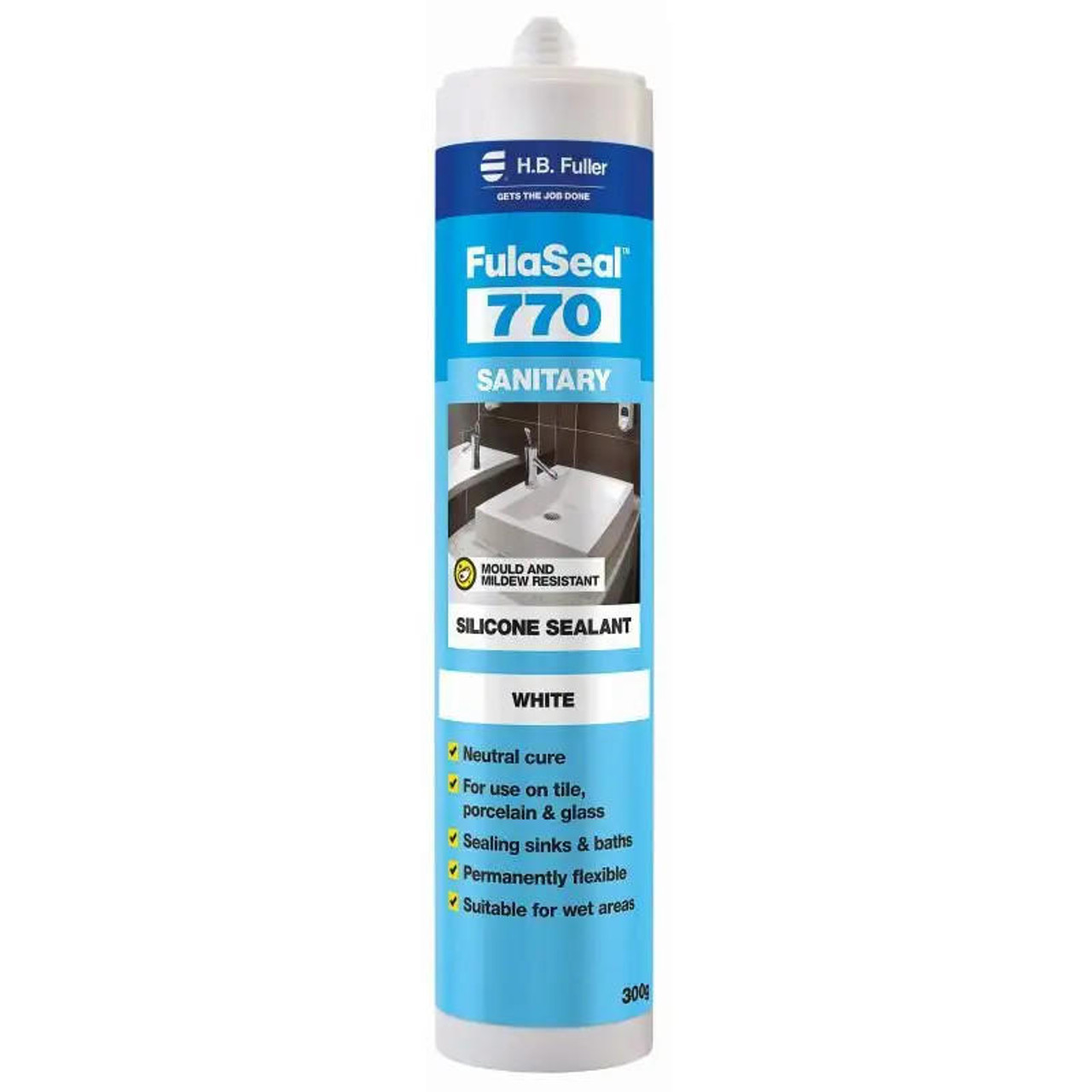 H.B. Fuller Fulaseal 770 Sanitary Sealant 300g White