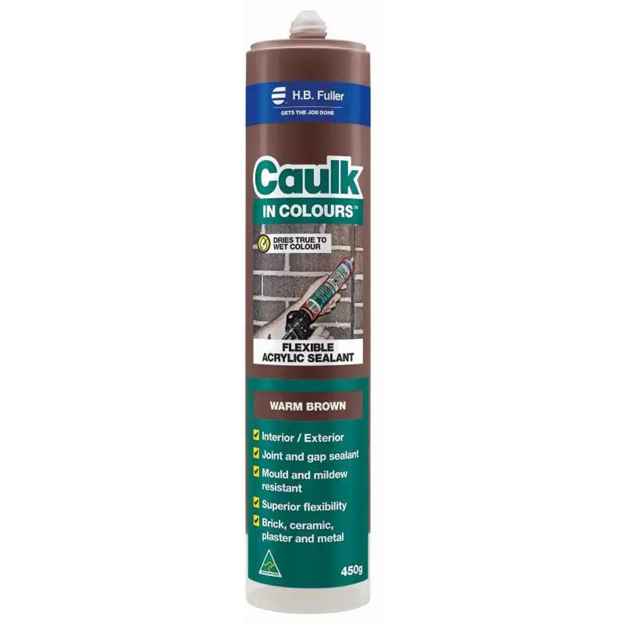 HB Fullers HB Caulk in colours warm brown
