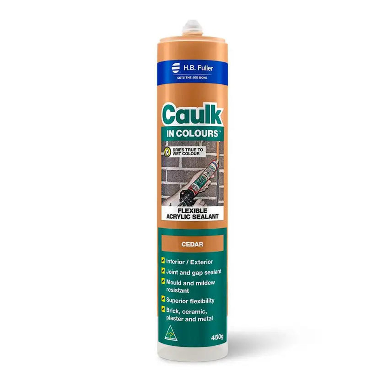 HB Fullers HB Caulk in colours cedar