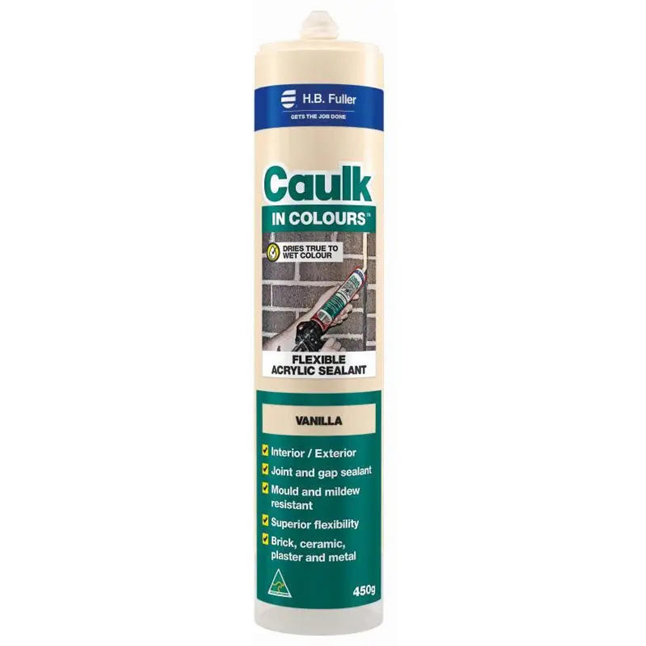 HB Fullers HB Caulk in colours Vanilla