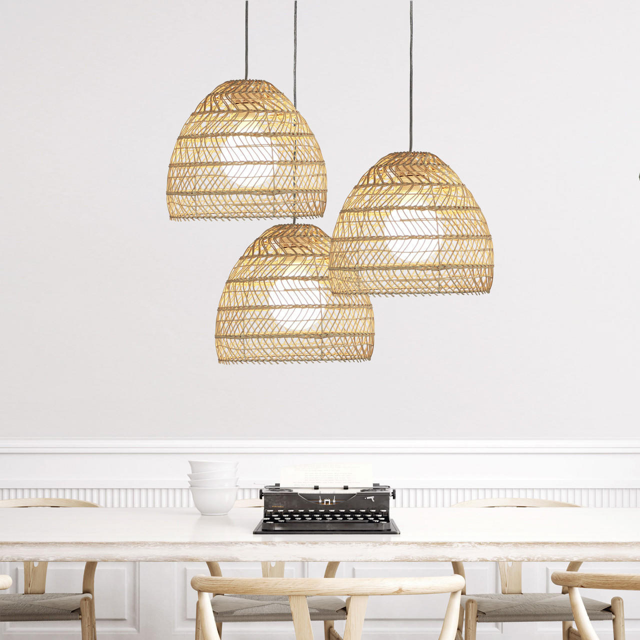 Oriel ORIEL METTE 35 RATTAN PENDANT SHADE