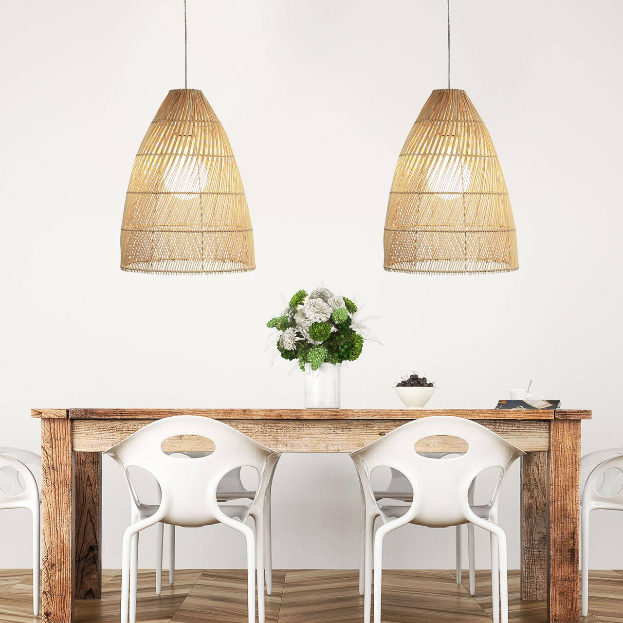 Oriel ORIEL ODEN 38 RATTAN PENDANT OL64475/38