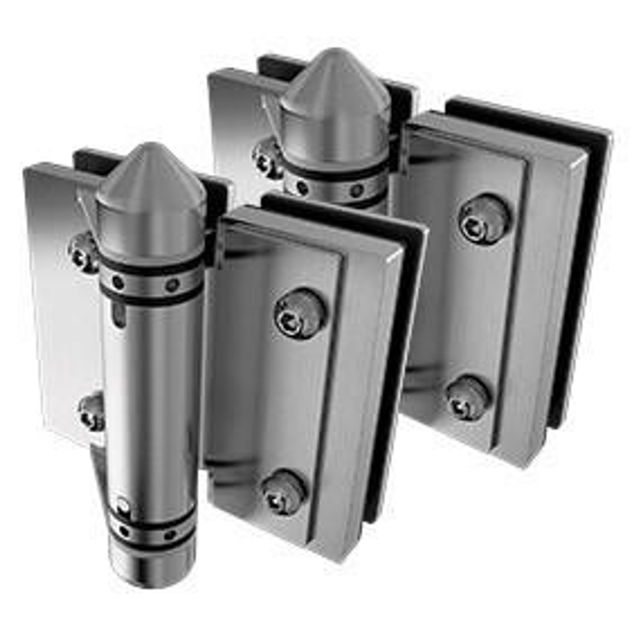 Master Range Glass to Glass Hinge Set Satin Finish SS316