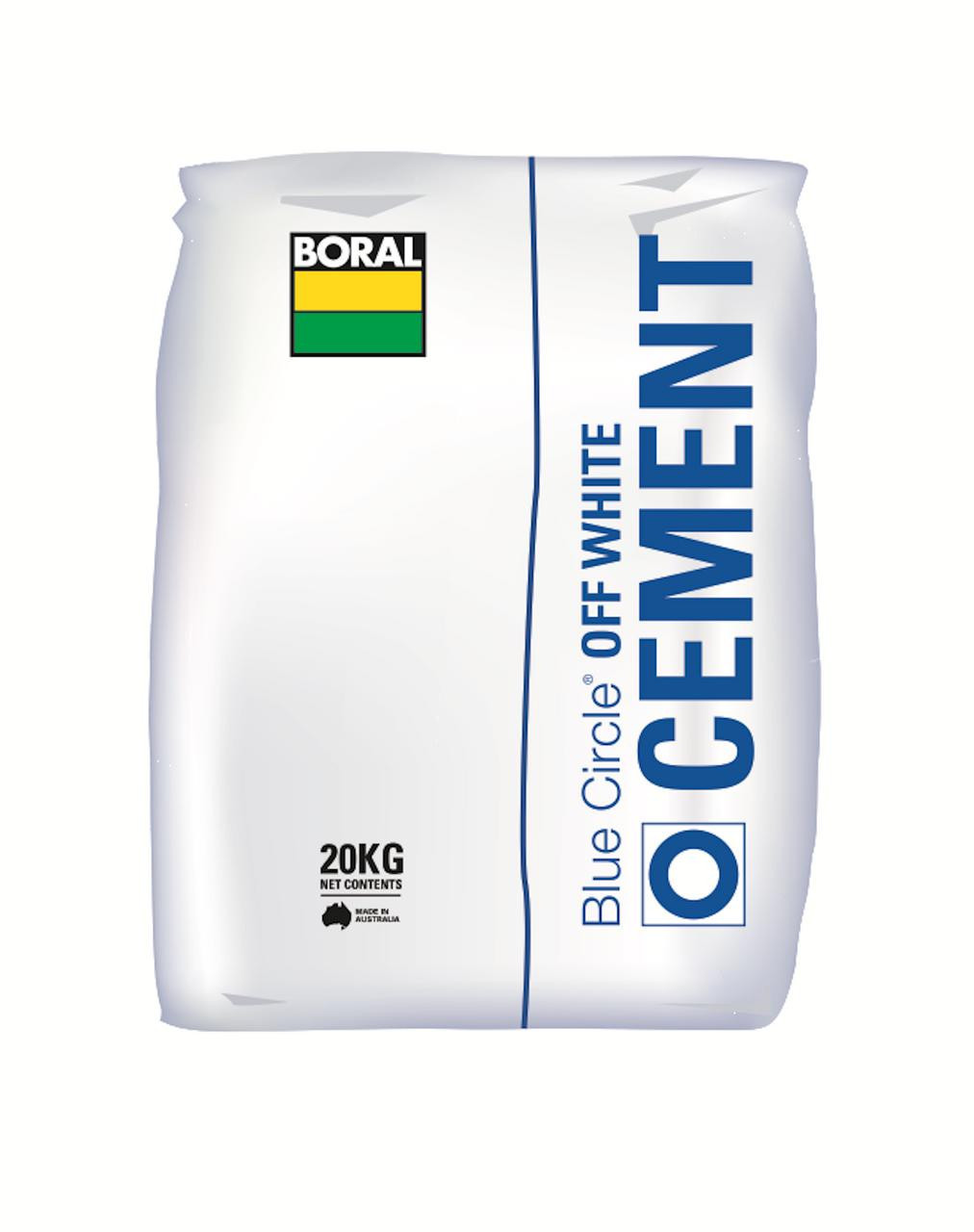 Boral Cement Off White 20kg PLT 72 CPCEM104