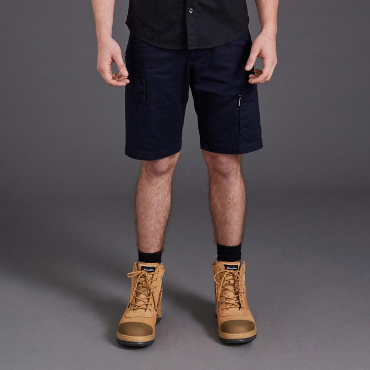 Kinggee King Gee Shorts Tradie Summer Black K17340