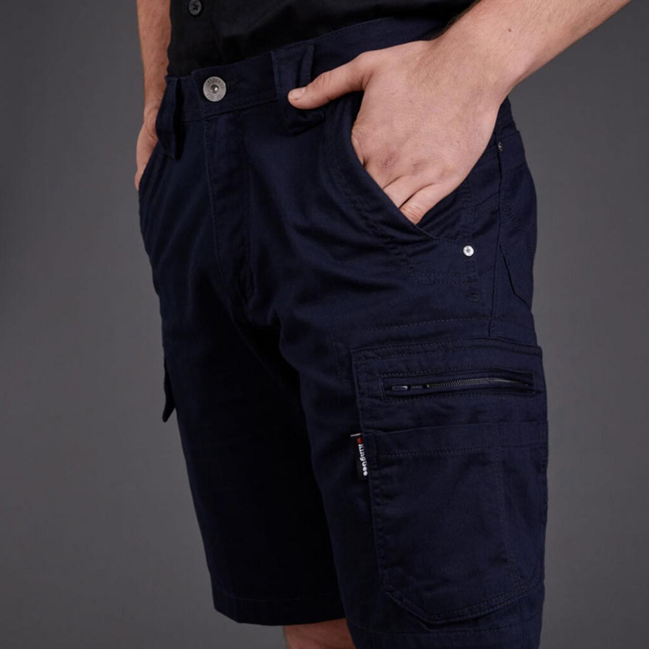 Kinggee King Gee Shorts Tradie Summer Black K17340