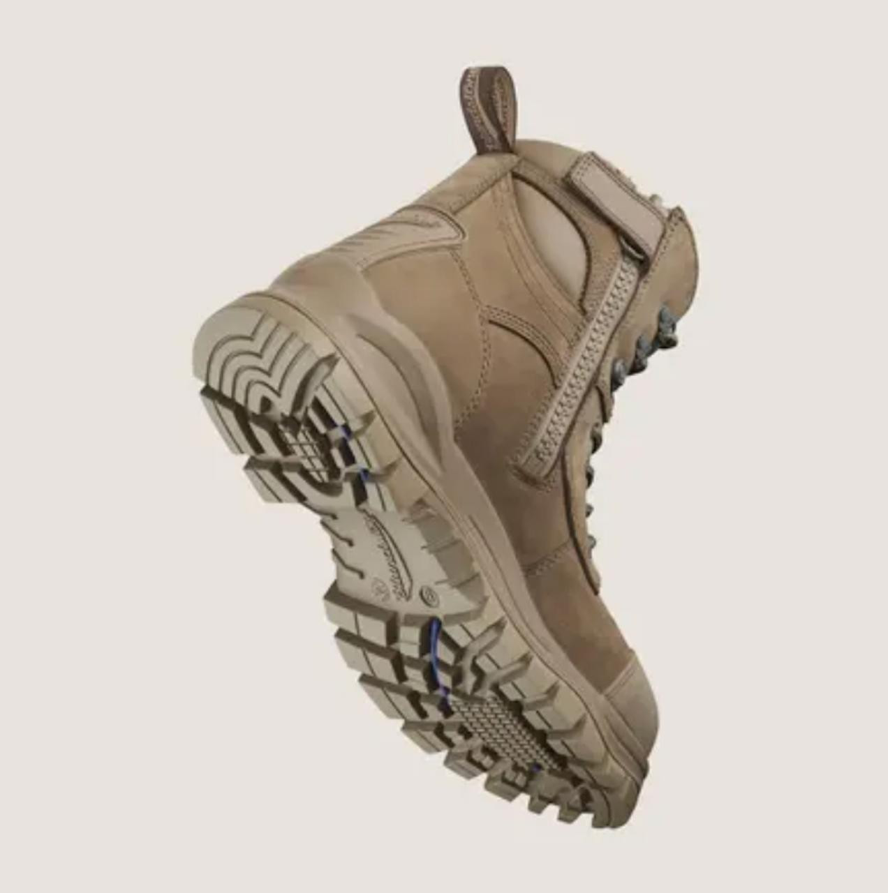 Blundstone Zip-Sided Safetv Boot Stone 984