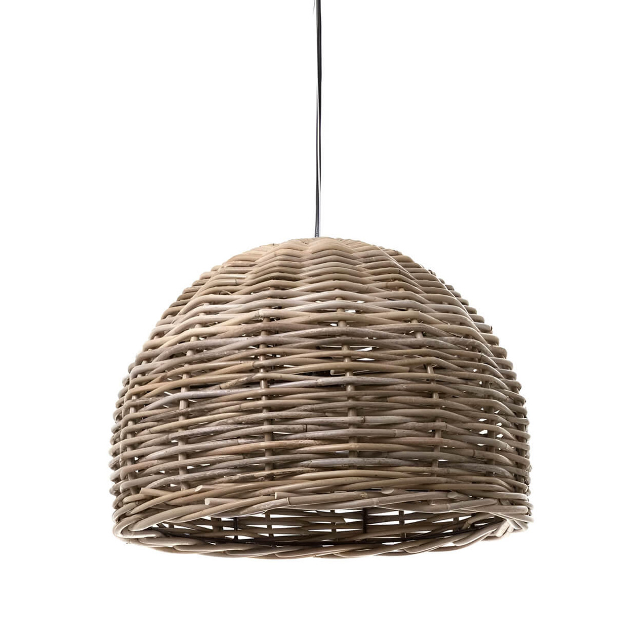  Emac & Lawton Rattan Ceiling Pendant Small Natural 