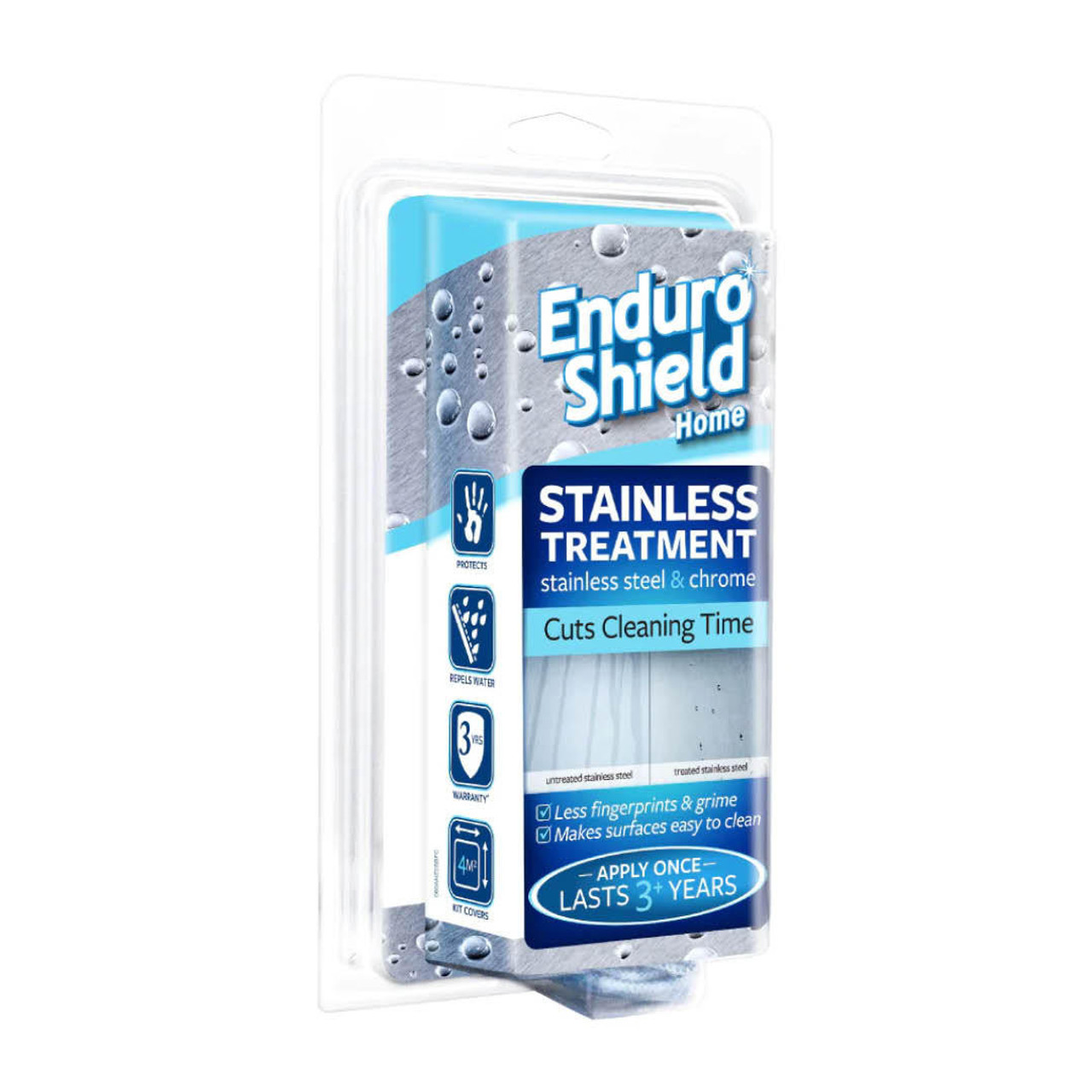 EnduroShield Stainless Steel & Chrome Treatment Kit 60ml Treats up to 4 sqm