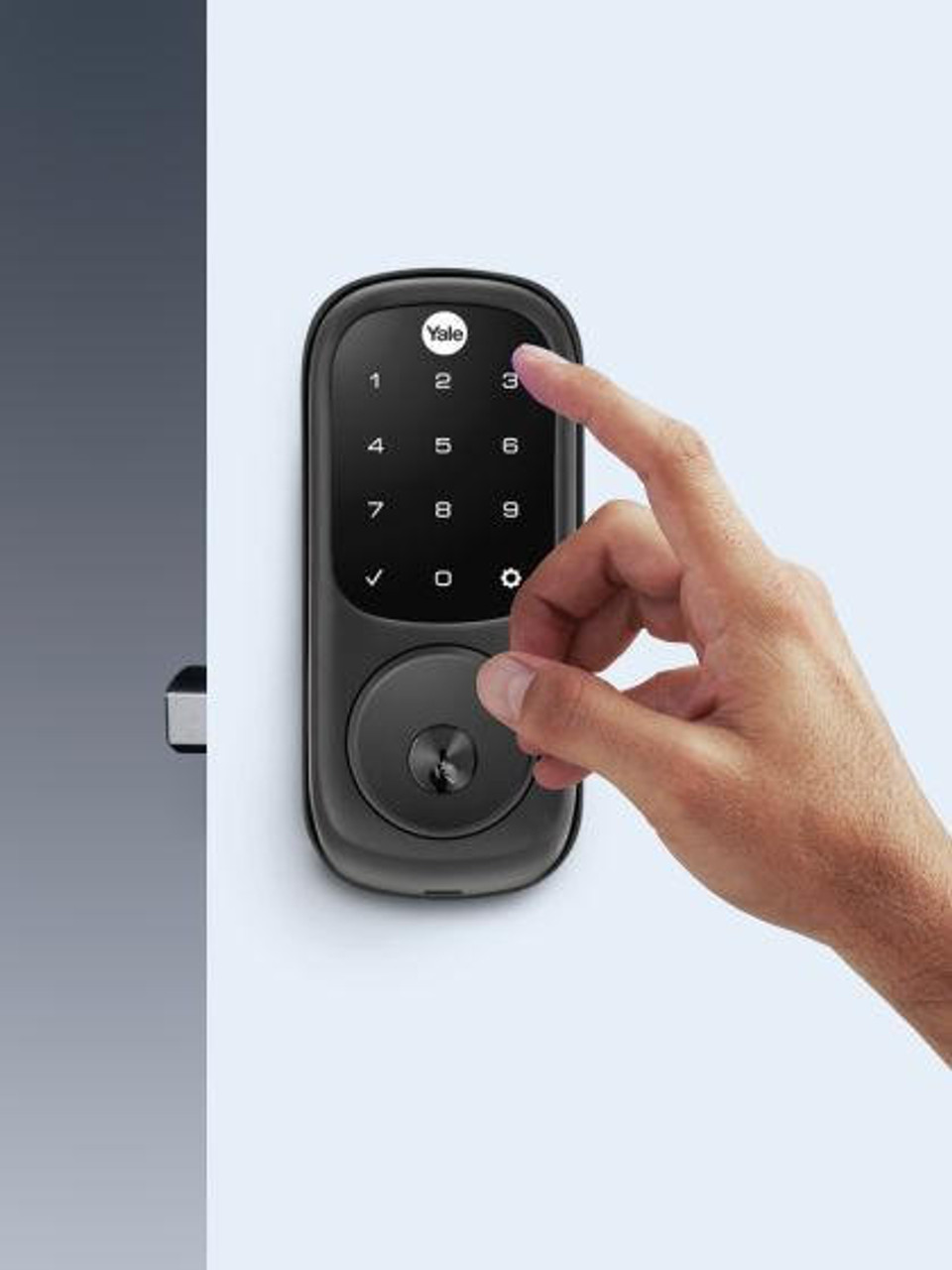 Yale Assure Keyed Electronic Digital Deadbolt Matt Black - YRD226NRMBK