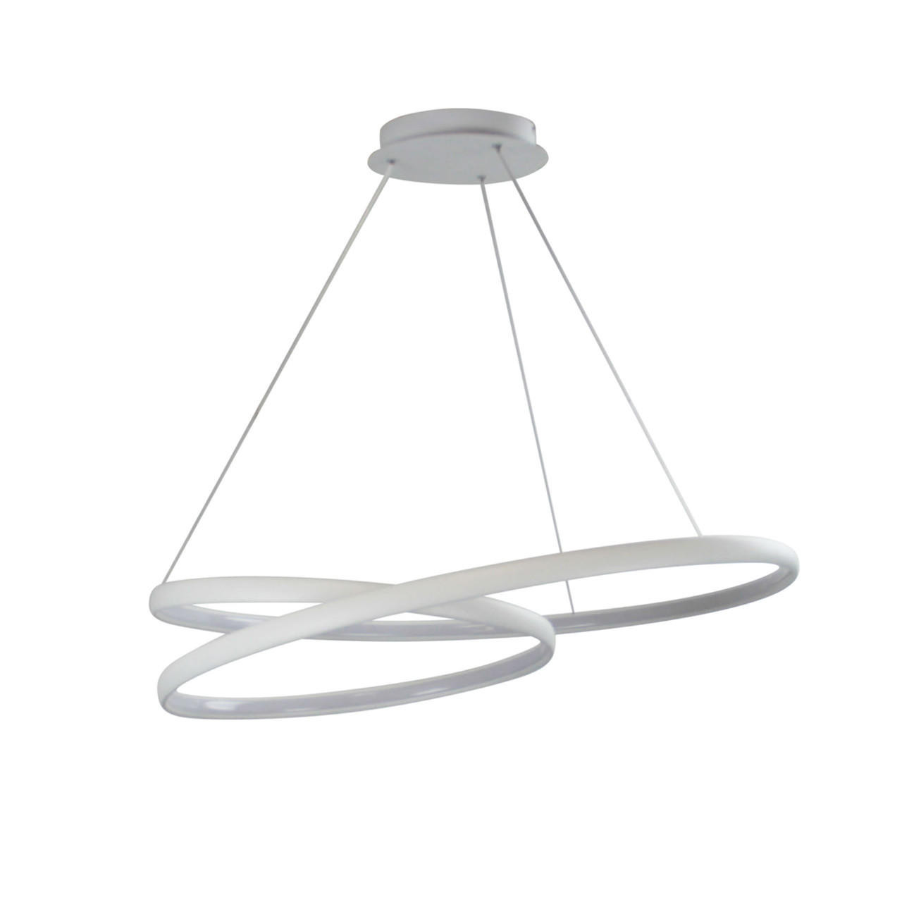 Oriel INFINITY SPIRAL LED PENDANT WHITE OL60954/80WH