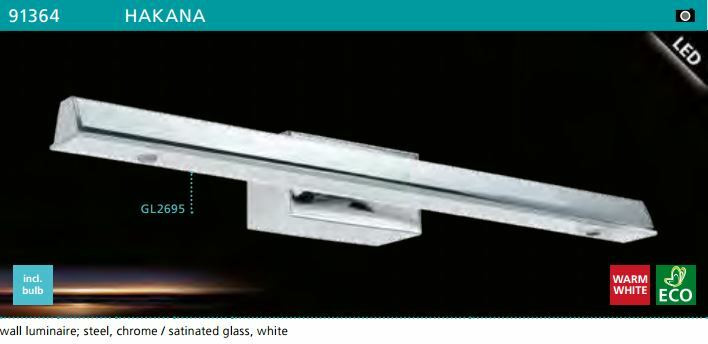 Eglo Hakana Wall Light LED 21W/W Non-Dimmable 91364