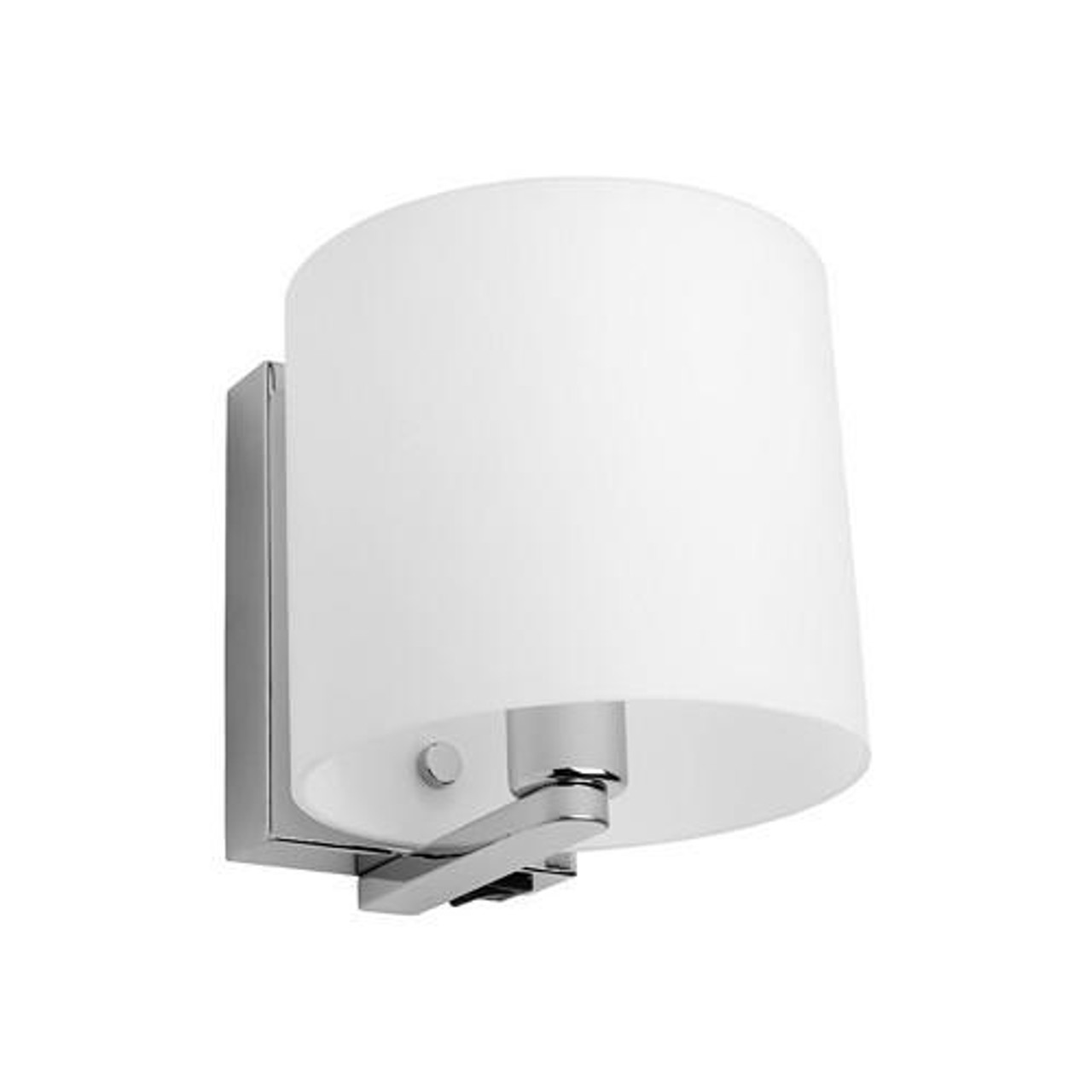 TIDA CHROME AND OPAL GLASS WALL LIGHT TIDA1WCH