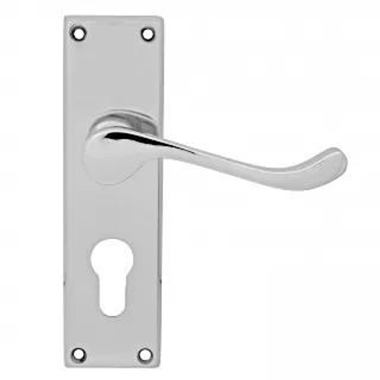 Pavtom 7304CP Scroll Lever On Euro Plate - Chrome Plated