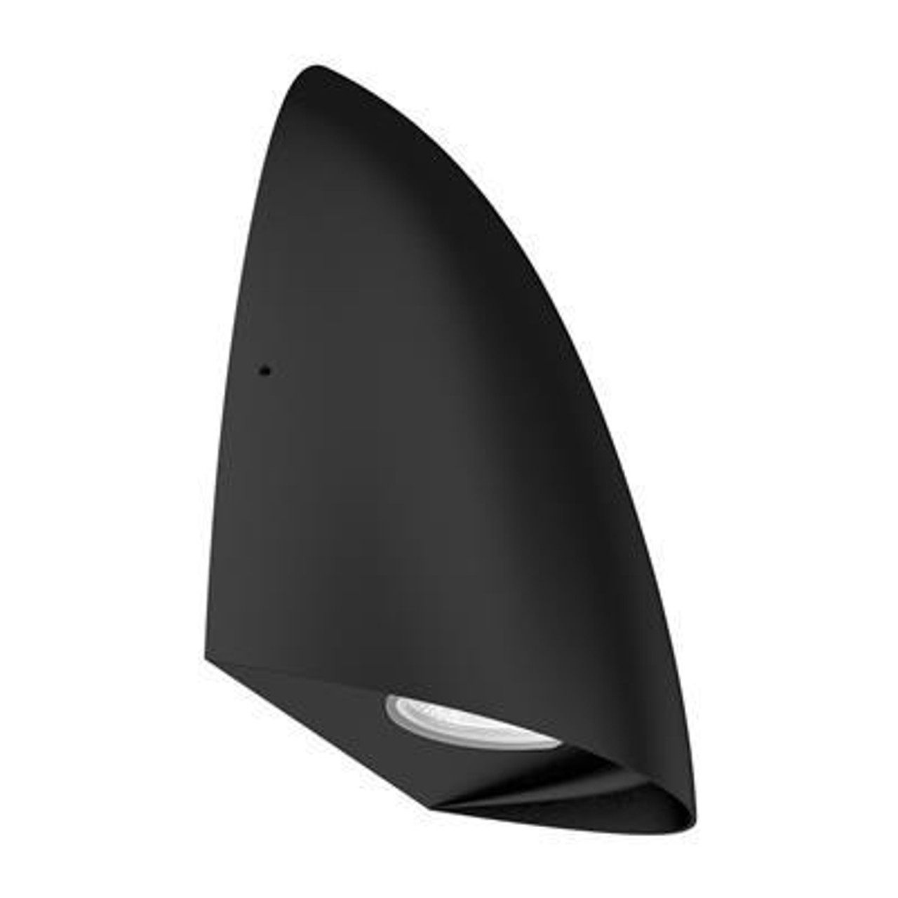 Domus FINN-8 BLACK 8 WATT LED EXTERIOR WALL LIGHT 22655