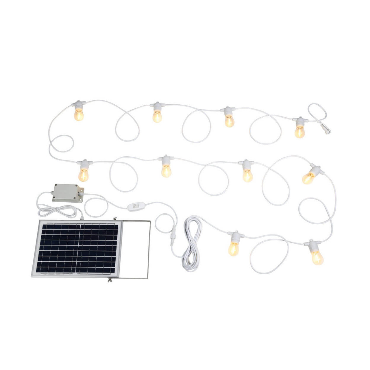  Eglo Solar Festoon 10 Light LED Kit White & Warm White 205716N 