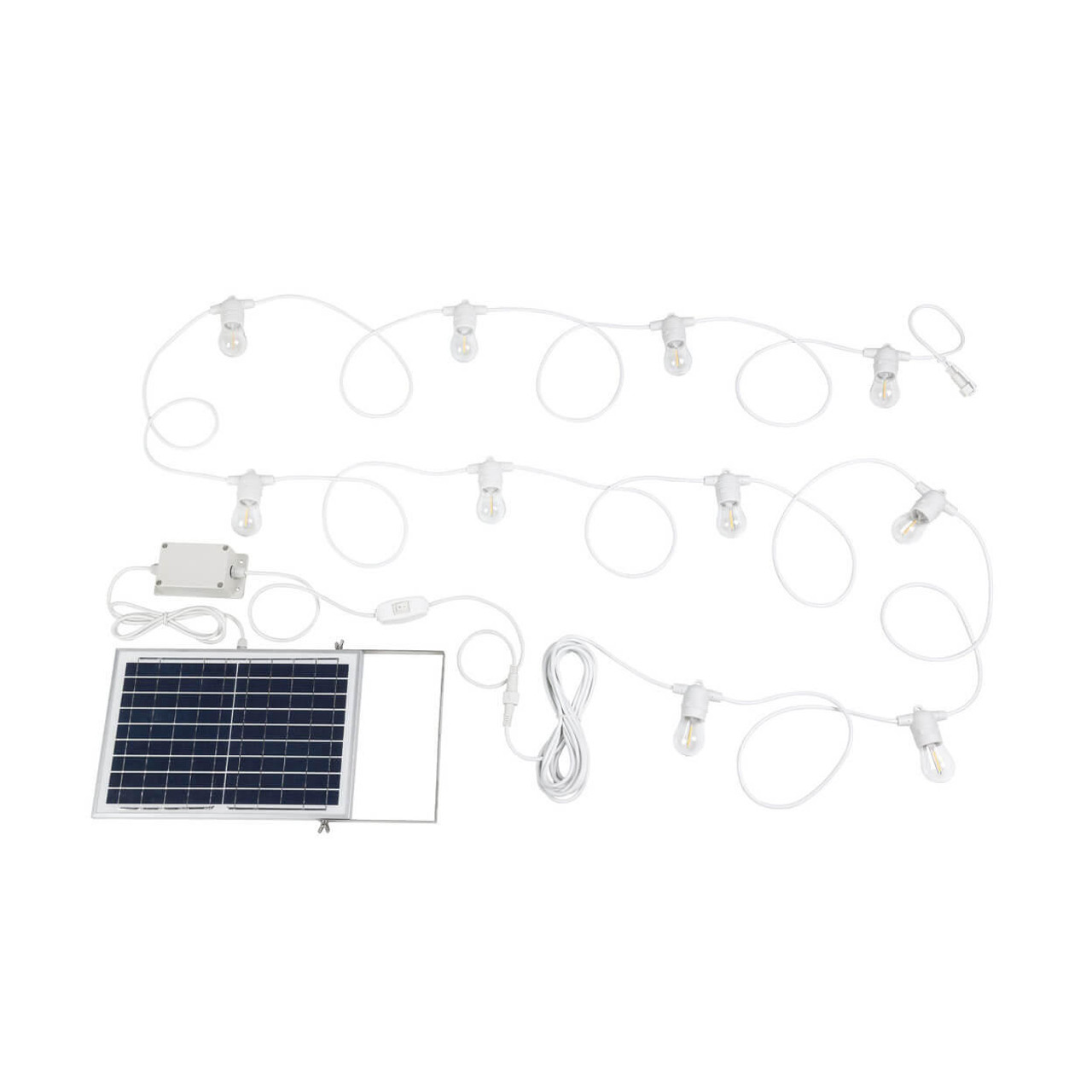  Eglo Solar Festoon 10 Light LED Kit White & Warm White 205716N 