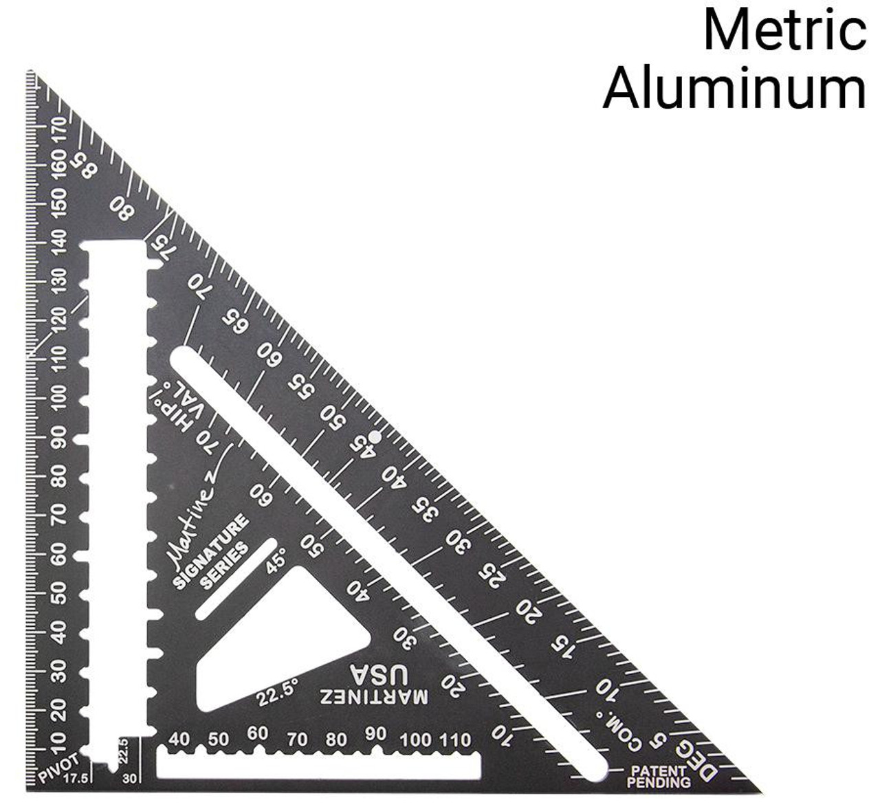 Martinez Aluminum Rapid Square Blade Metric