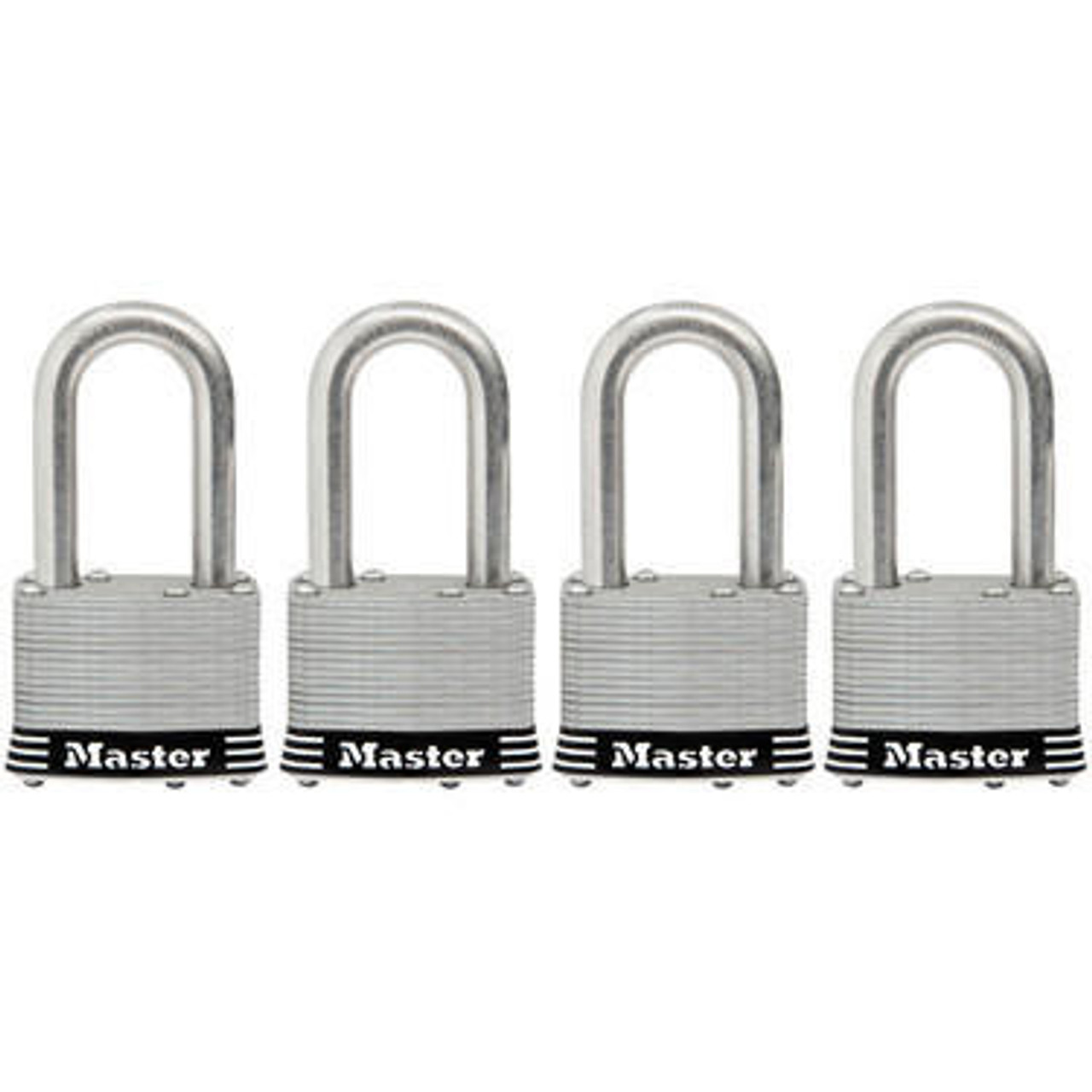 Master Lock Master Stainless Steel Padlock 4 Pack - 1SSQLF