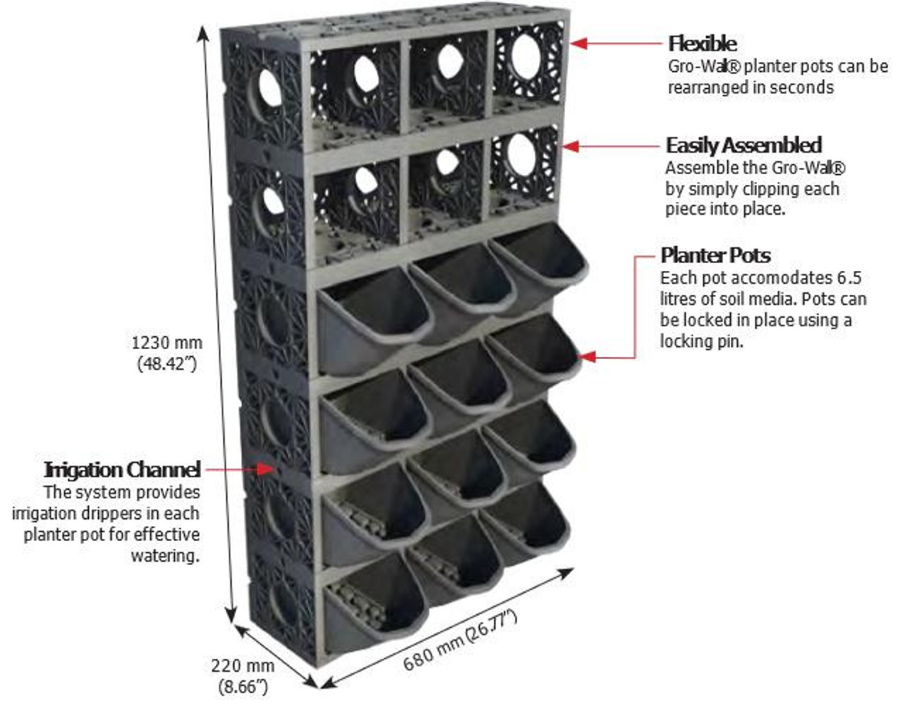 Atlantis Gro-Wall® 4.5