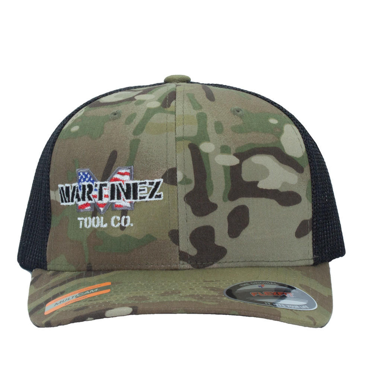 Martinez Tools Martinez Green Camo Flex Fit Mesh Hat