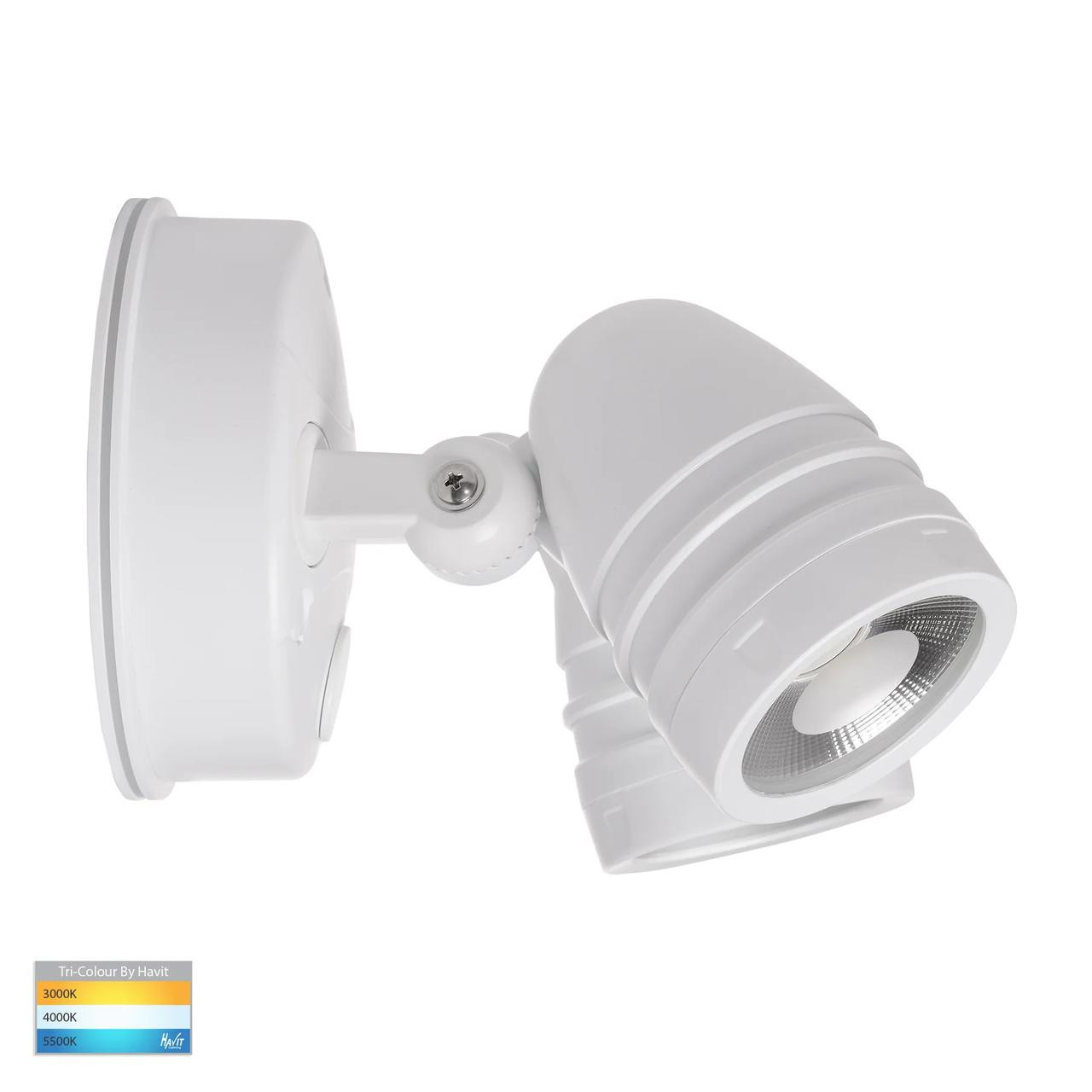 Havit Lighting Focus Polycarbonate White Double Adjustable Spot Light HV3793T-WHT