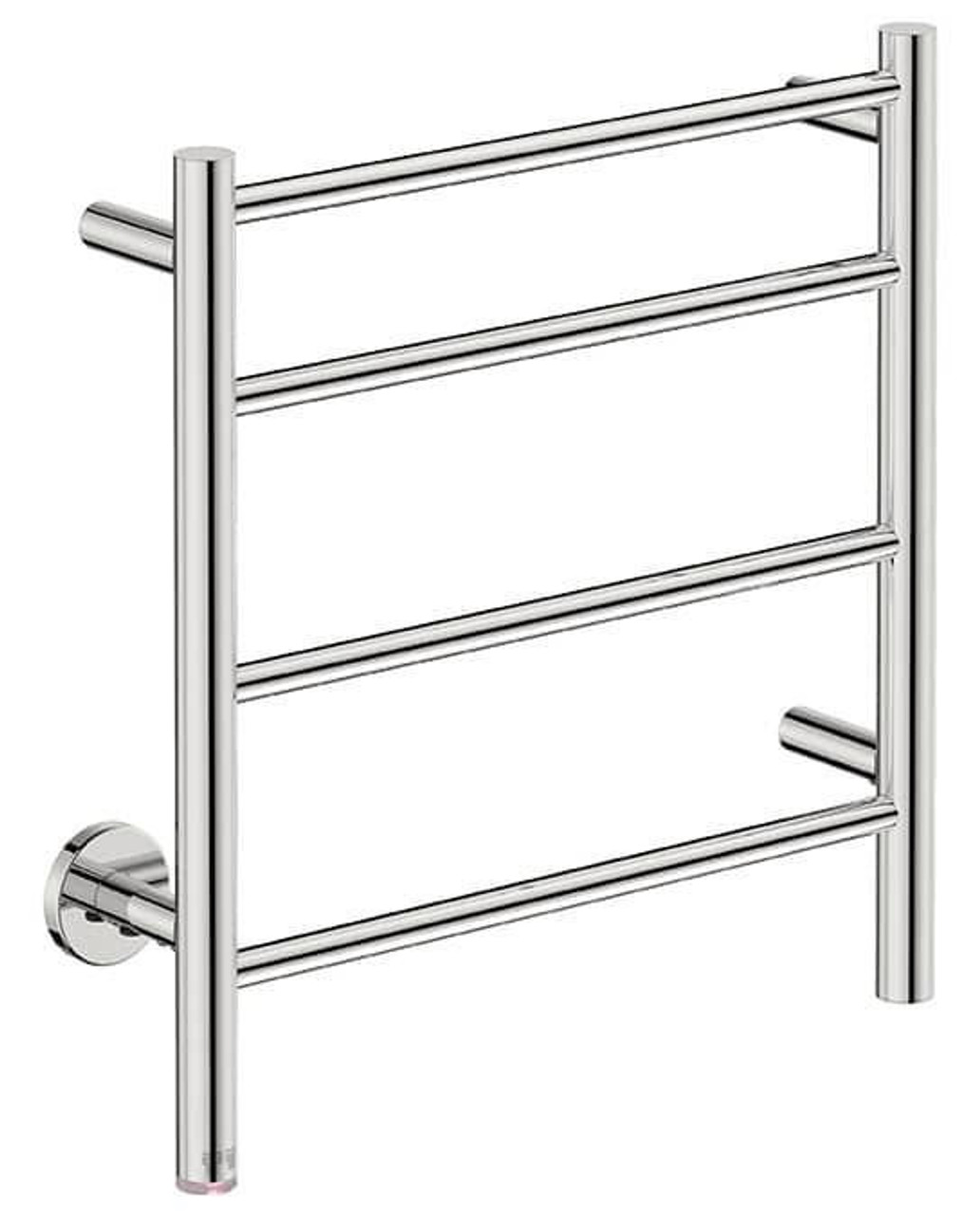 357016 Bathroom Butler Natural 4 Bar 500mm Straight Heated Towel Rail with PTSelect Switch Polished Stainless Steel NAT04221-PTS-POLS