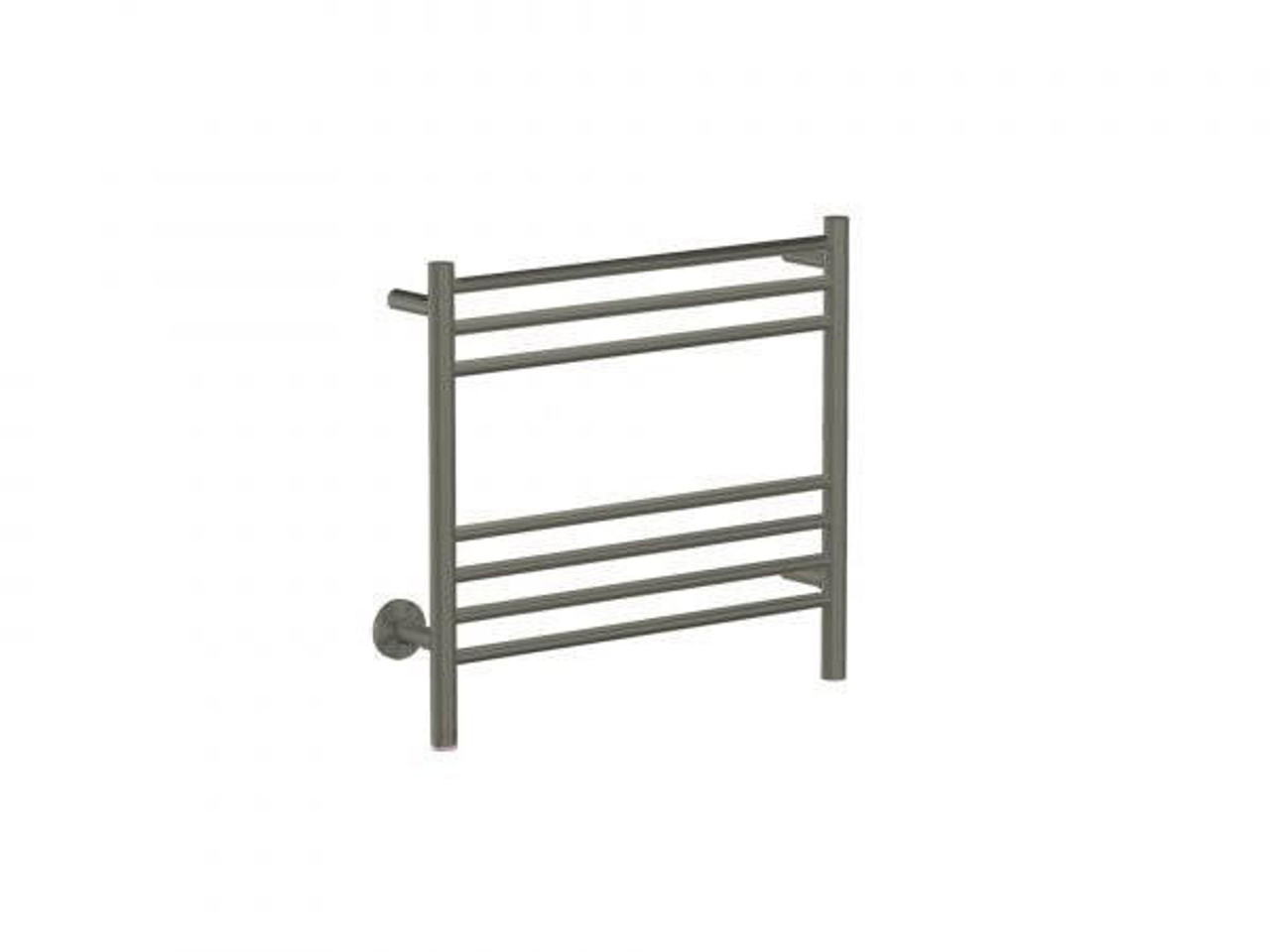 Bathroom Butler Natural 7 Bar 650mm Straight Heated Towel Rail with PTSelect Switch Gummetal PVD NAT07231-PTS-FBGM