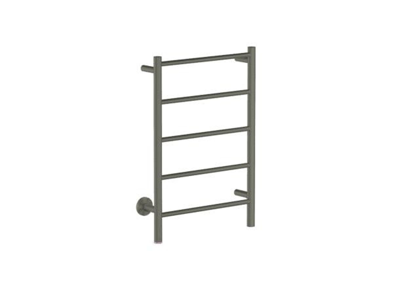357020 Bathroom Butler Natural 5 Bar 500mm Straight Heated Towel Rail with PTSelect Switch Gunmetal PVD NAT05221-PTS-FBGM