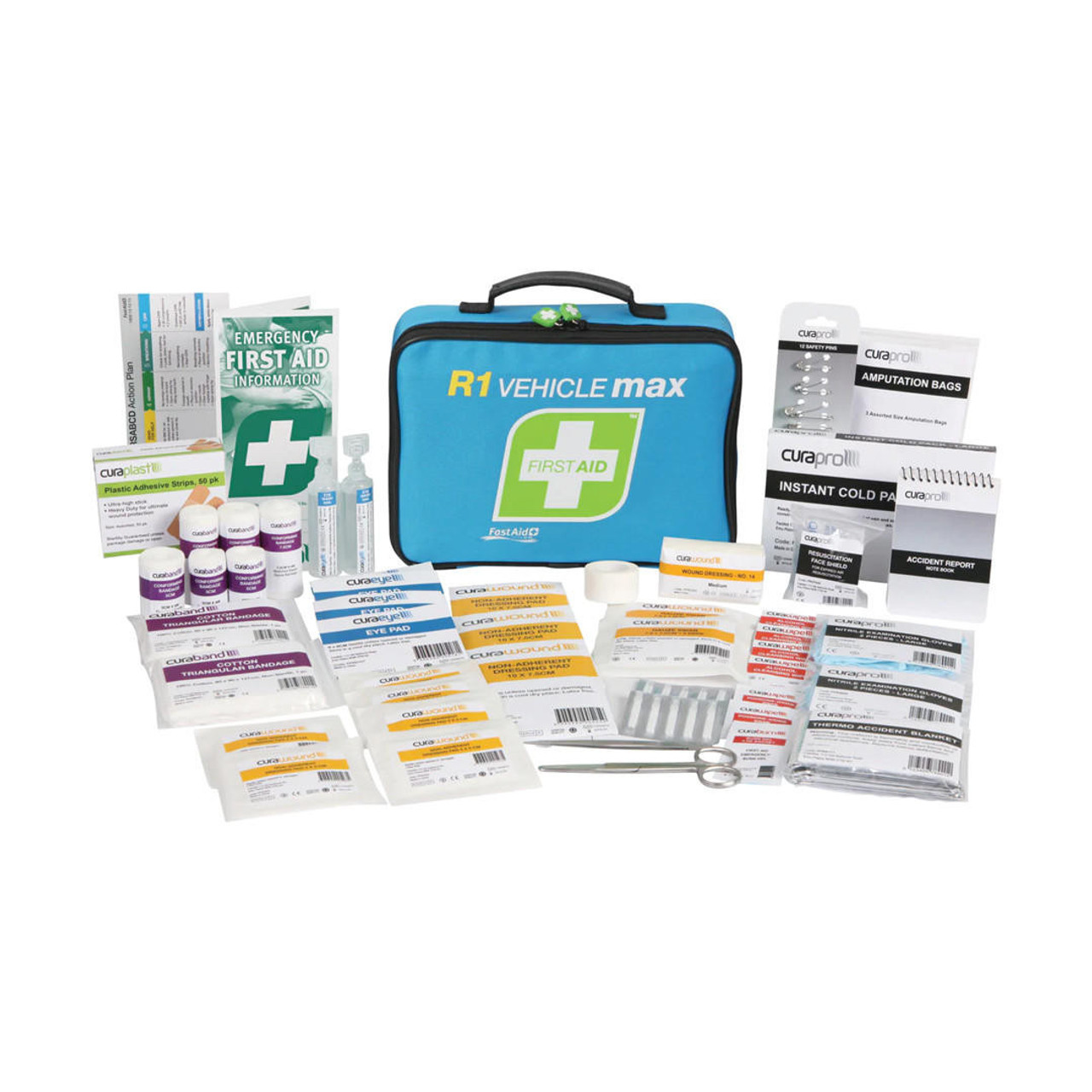 FastAid R1 Vehicle Max First Aid Kit Soft Pack FAR1V30