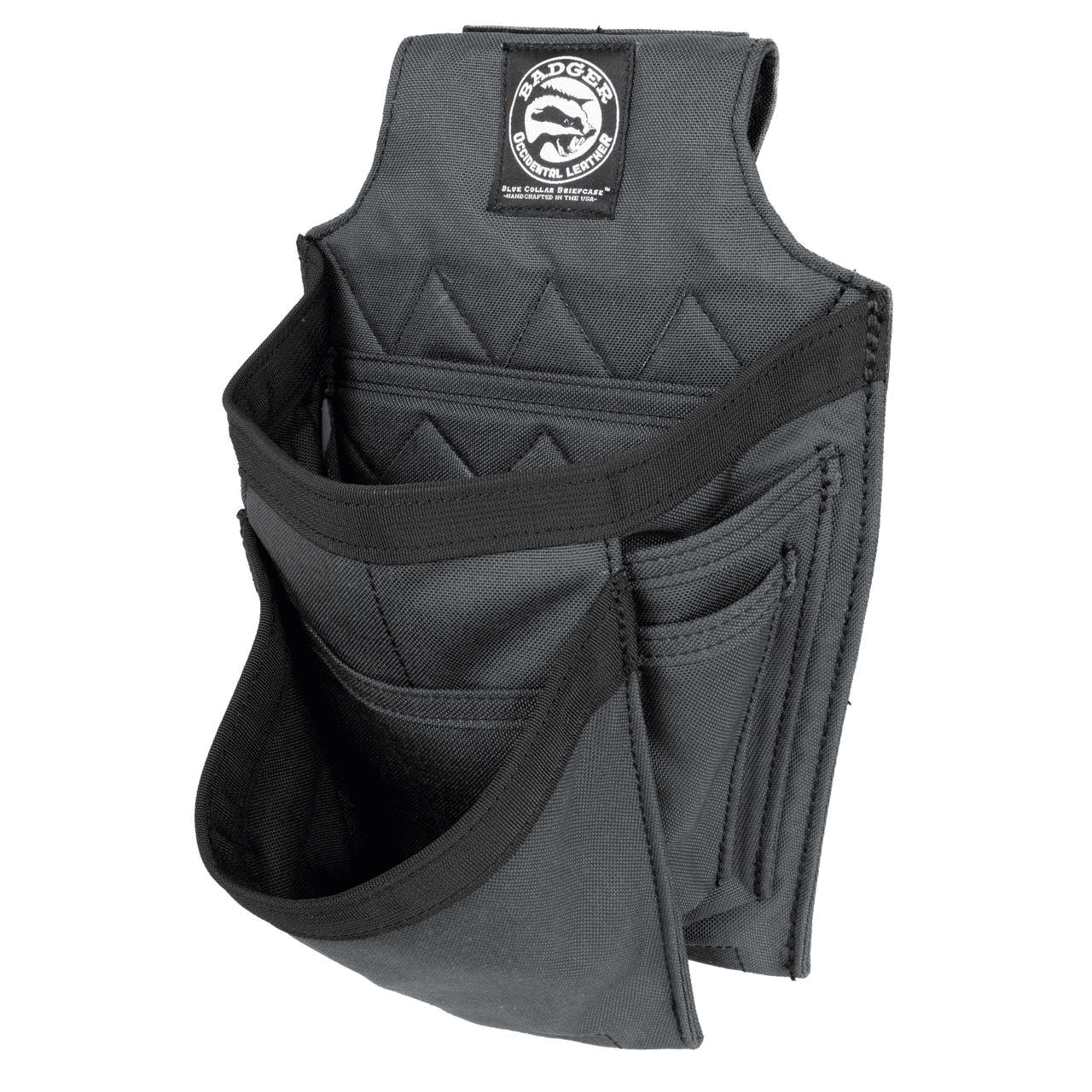 Badger Tool Belts Badger Trimmer Fastener Bag Gunmetal 