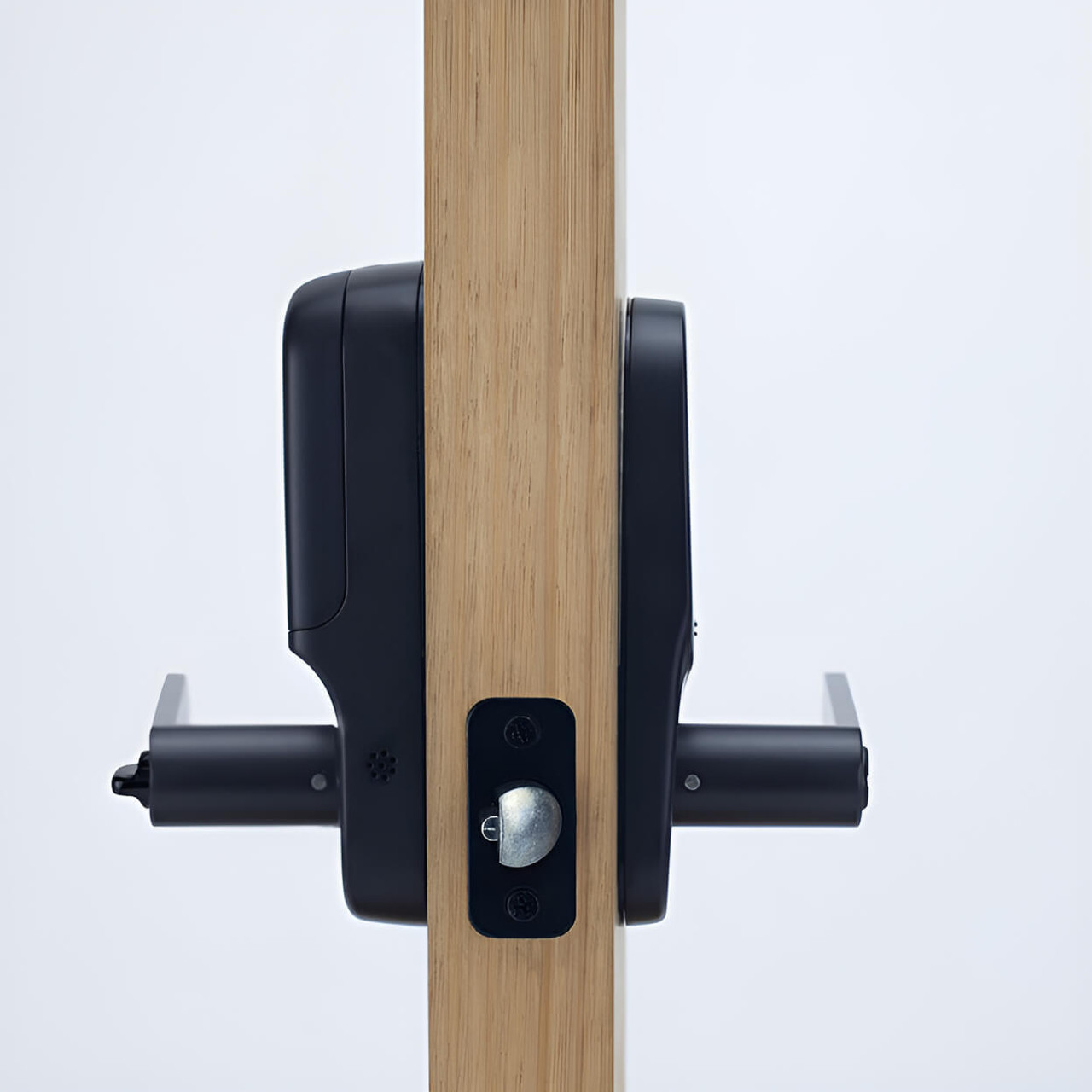  Yale Assure Lever Keyed Smart Deadlatch Matt Black With Yale Home Module 