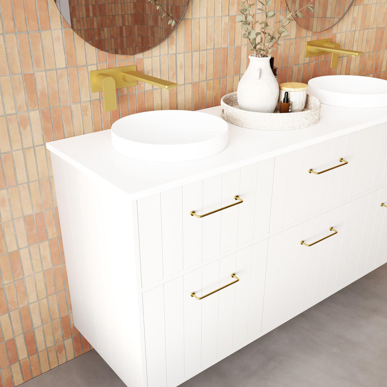 Marquis Anna 8 Wallmount 6 Drawer Vanity