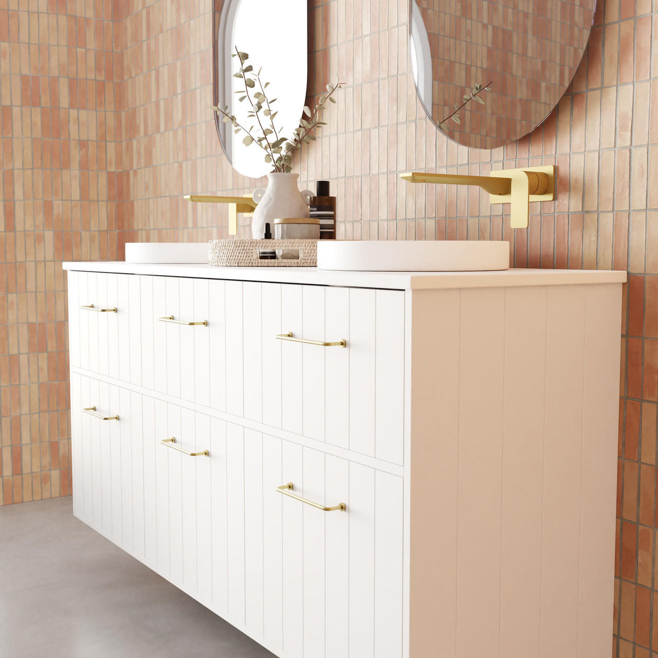 Marquis Anna 8 Wallmount 6 Drawer Vanity