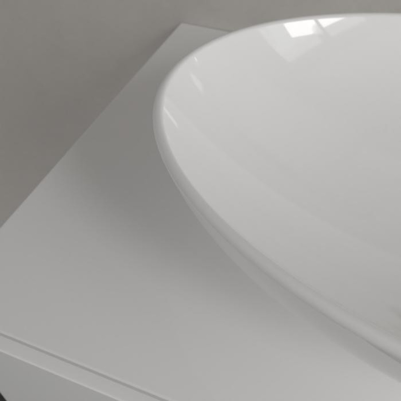 Villeroy & Boch Loop Slim 560 Oval Vessel White Basin 4A470001