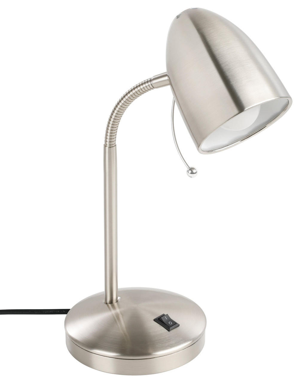 LARA DESKLAMP SATIN NICKEL 205264N