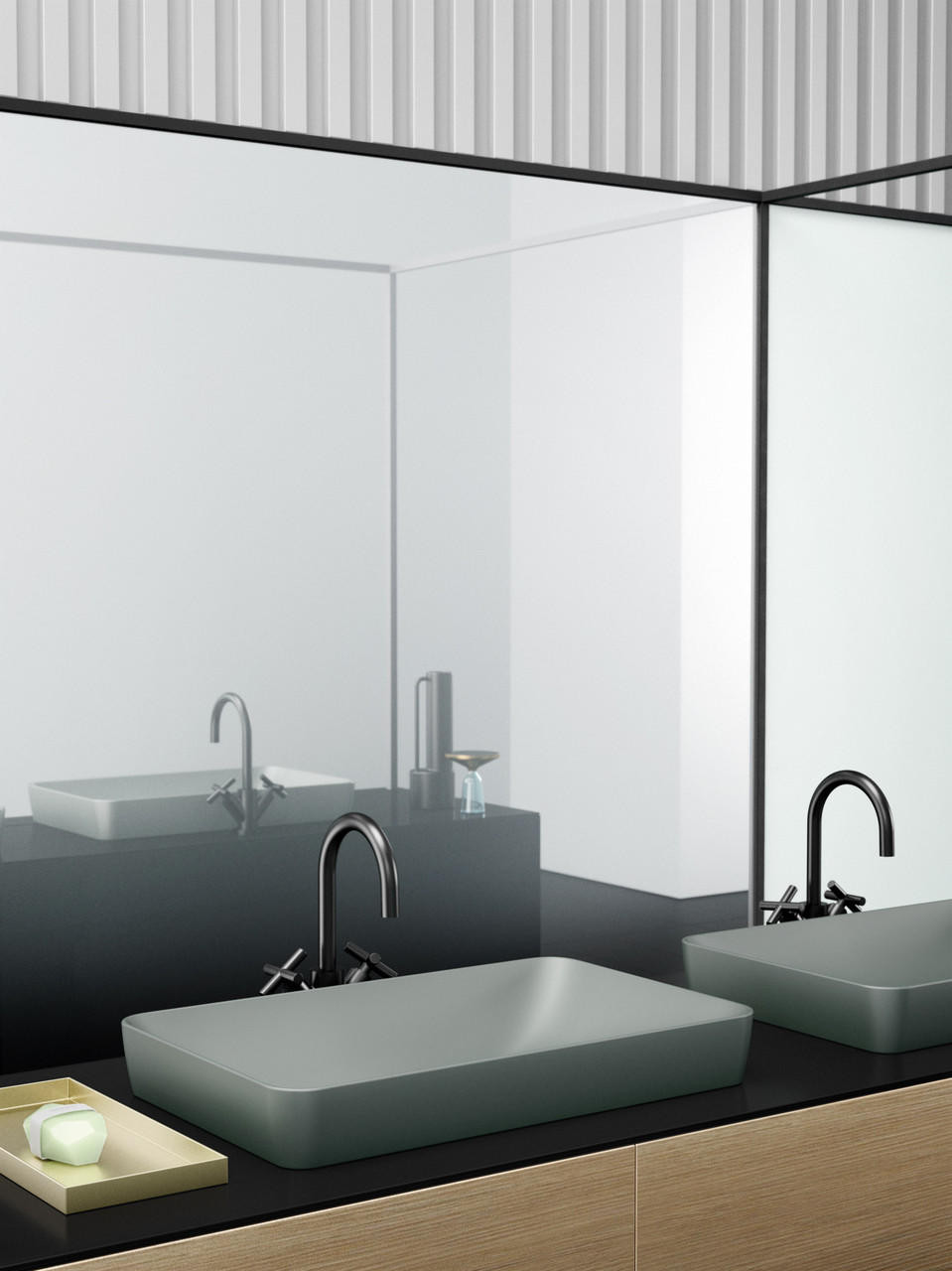 Astra Walker Pura Countertop or Built-In Washbasin A94.98.60