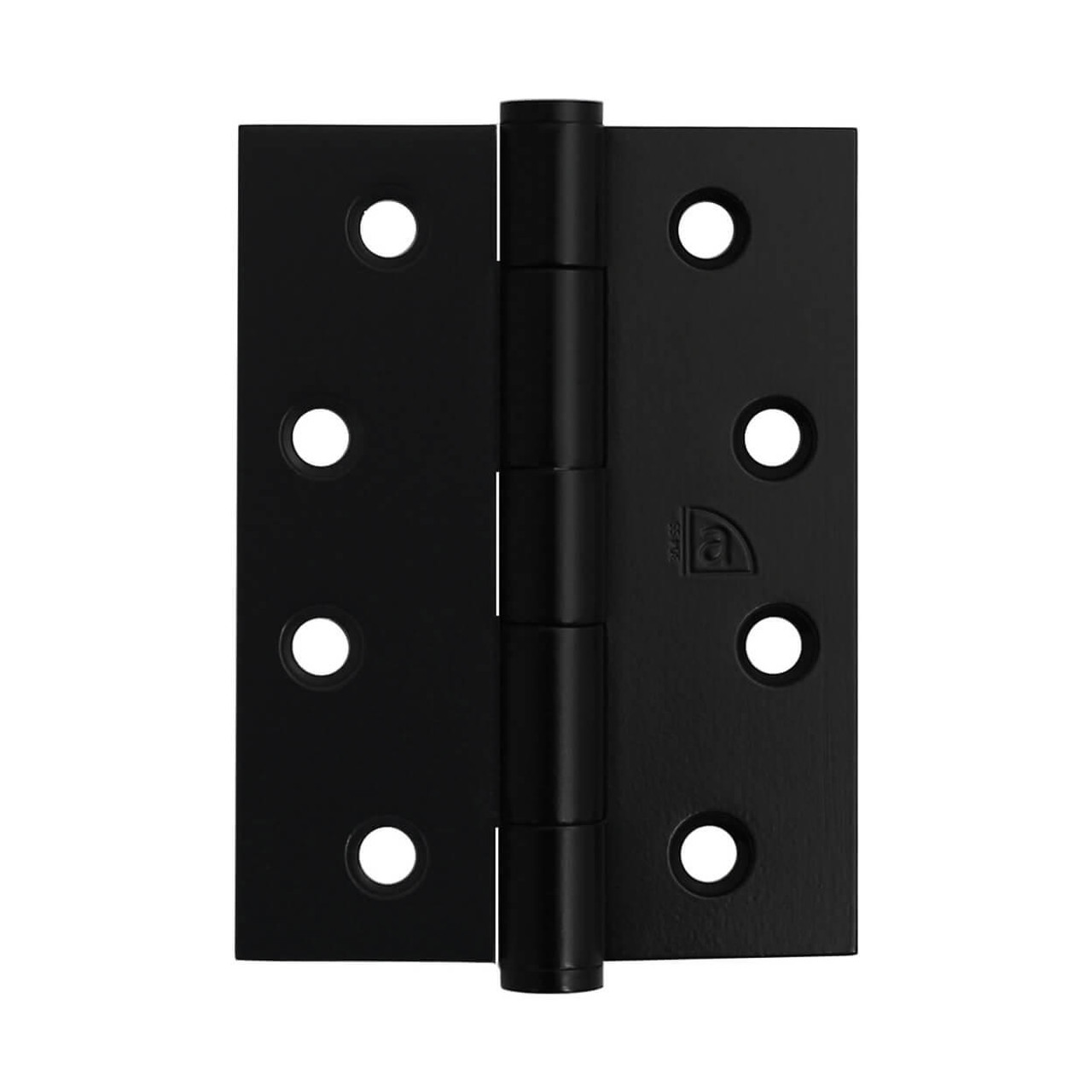  Austyle 304SS Butt Hinge Fixed Pin inc Screws (pair) 100x75x2.5mm Matt Black 55108 