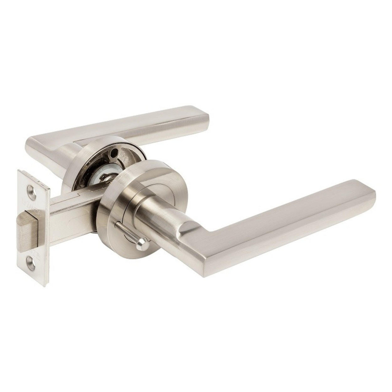 Zanda Apex Privacy Lever Set Brushed Nickel 