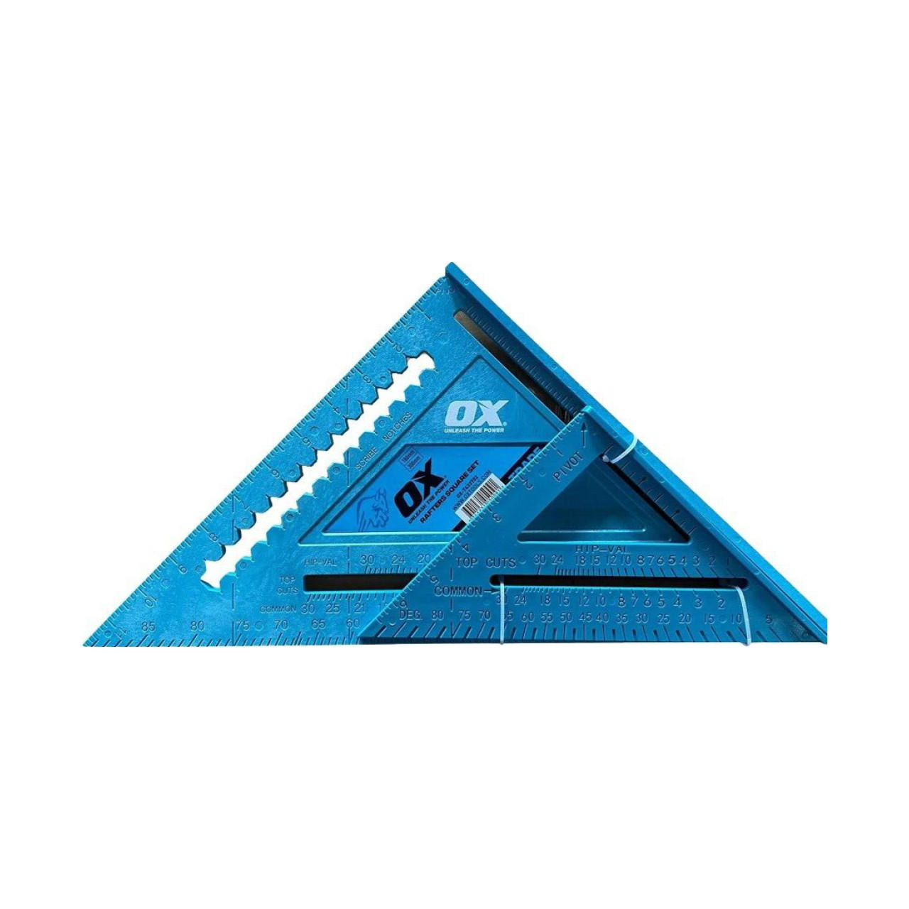 OX Tools OX Trade Set Square Rafter 2 Piece 180/300mm OX-T433702 