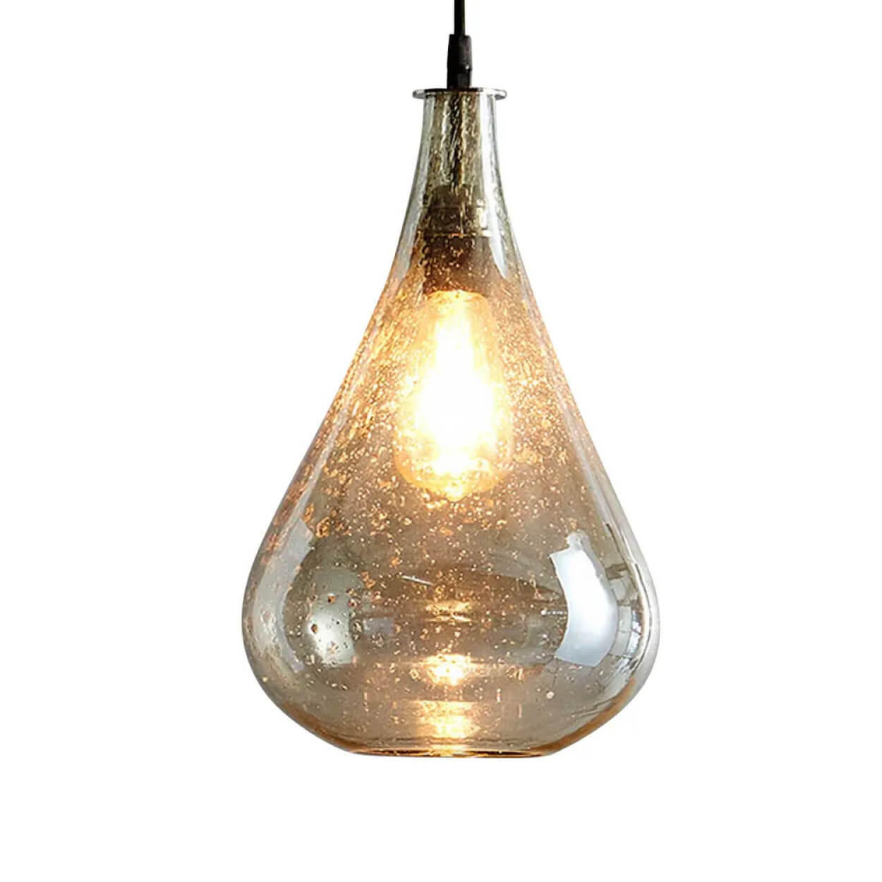 emac & lawton lustre teardrop ceiling pendant pale green zaf10342