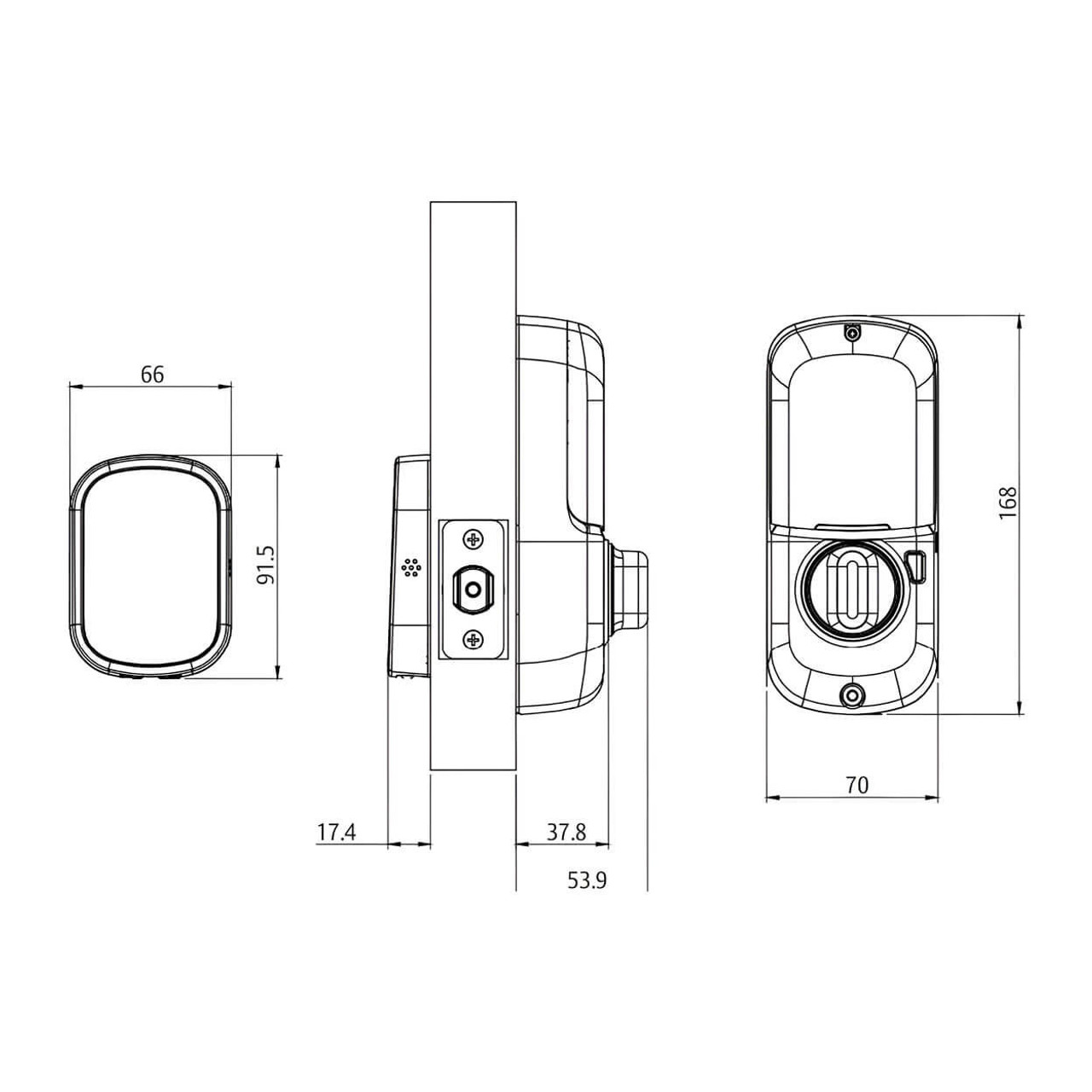  Yale Assure Lock SL With Yale Home Module Satin Chrome 